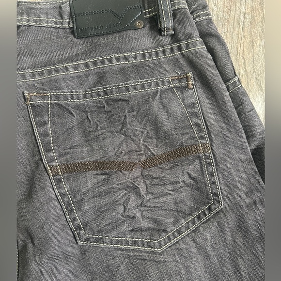 Buffalo Jeans Black Straight Legs Jeans, Men’s Size 33 - Picture 4 of 13
